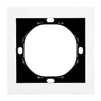 Рамка 1-местная, STEKKER, серия Мия, PFR00-3001-01, белая магнолия