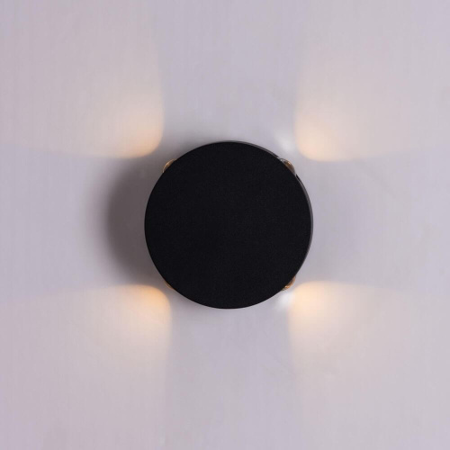 Уличный настенный светильник Arte Lamp Tamburello A1525AP-1BK фото 4 Уличный настенный светильник Arte Lamp Tamburello A1525AP-1BK фото 4