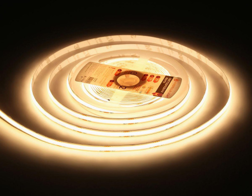 Светодиодная лента Ambrella Light 12W/m 480LED/m COB теплый белый 5M GS4701 фото 8