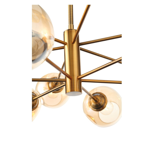 SL1500.203.12 Светильник подвесной ST-Luce Золотистый/Янтарный E14 12*40W FOVIA фото 13