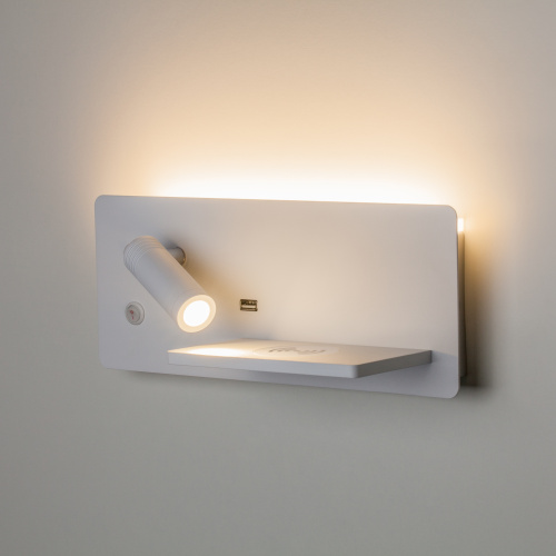 808556 Бра MURO II 4,5W+3W LED 360LM+240LM БЕЛЫЙ 3000K фото 7 808556 Бра MURO II 4,5W+3W LED 360LM+240LM БЕЛЫЙ 3000K фото 7