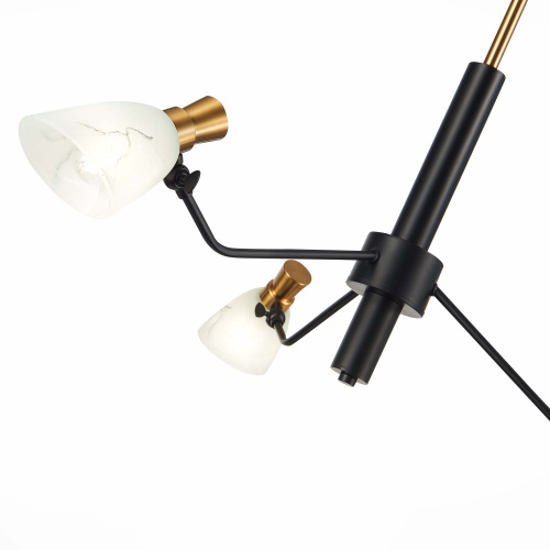 SLE205403-03 Светильник подвесной Черный, Латунь/Белый E14 3*60W LITA фото 2