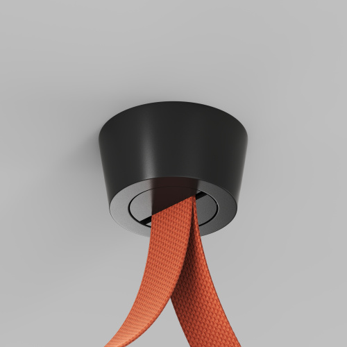 TR5515-BK Накладное основание для фиксации трека-ремня Belty, серия Base, для создания перегиба под произвольным углом, без подачи питания, D75*H43мм, IP20, черный, алюминий фото 5 TR5515-BK Накладное основание для фиксации трека-ремня Belty, серия Base, для создания перегиба под произвольным углом, без подачи питания, D75*H43мм, IP20, черный, алюминий фото 5