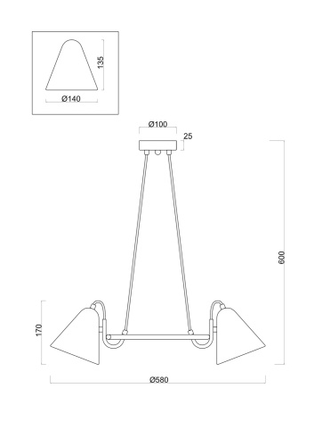 Подвесной светильник Freya FR8001PL-03WG фото 15