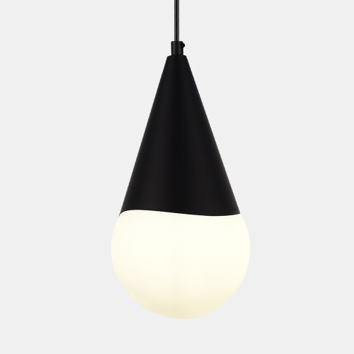 SLE1197-403-01 Светильник подвесной Черный/Белый E27 1*40W FIORI фото 4