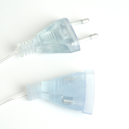 Светодиодная гирлянда Feron CL29 бахрома Звезды  3м  + 3м 230V 5000K, статичная, c питанием от сети, прозрачный шнур фото 2