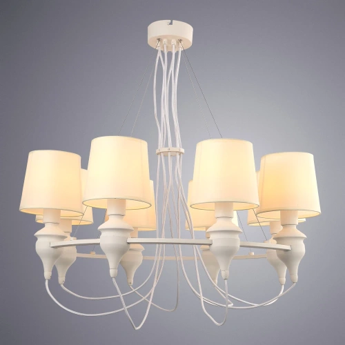 Подвесная люстра Arte Lamp SERGIO A3326LM-8WH фото 2 Подвесная люстра Arte Lamp SERGIO A3326LM-8WH фото 2