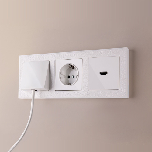 Вывод кабеля (белый) W1150201 фото 2