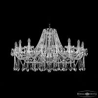 Люстра хрустальная 1413/18/400 Ni Bohemia Ivele Crystal (Богемия Ивеле Кристалл)