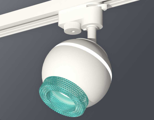 Комплект трекового светильника Ambrella light Track System XT1101063 SWH/BL белый песок/голубой (A2520, C1101, N7194) фото 3