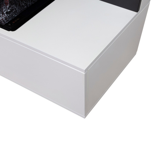 Каминокомплект MODERN/МОДЕРН Белый матовый с очагом Электроочаг CASSETTE/КАССЕТА 630 С ДРОВАМИ фото 4