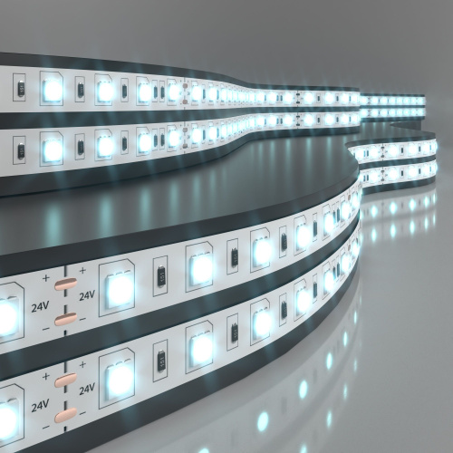 Светодиодная лента 24 В 14,4 Вт/м 60 Led/м 5050 IP20, холодный белый 6500K, 5 м Лента светодиодная 24V 14,4W 60Led 5050 IP20 холодный белый, 5м Светодиодная лента 24 В 14,4 Вт/м 60 Led/м 5050 IP20, холодный белый 6500K, 5 м Лента светодиодная 24V 14,4W 60Led 5050 IP20 холодный белый, 5м