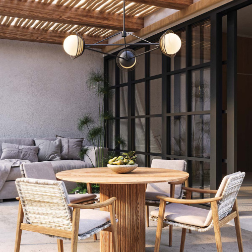 Люстра Alora Mood, Арт. ALM-PERTH3-BK фото 2