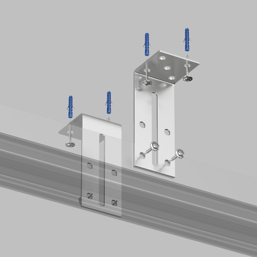 TR3045-AL Уголок регулируемый для закладных профилей ( комплект 2 шт) фото 3