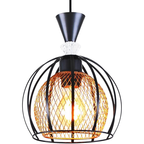 Подвесная люстра Reluce 03061-0.9-03 BK+GOLD фото 3