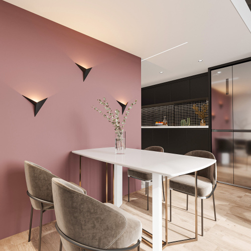 Настенный светодиодный светильник Parete LED MRL LED 3W 1008 IP20 черный фото 2