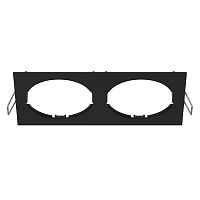 217527 Рамка INTERO 16 Double QUADRO ЧЕРНЫЙ