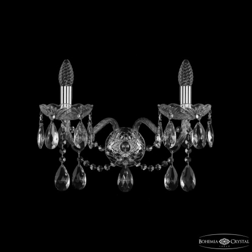 Бра хрустальные 1413B/2/200/XL Ni Bohemia Ivele Crystal (Богемия Ивеле Кристалл) Бра хрустальные 1413B/2/200/XL Ni Bohemia Ivele Crystal (Богемия Ивеле Кристалл)