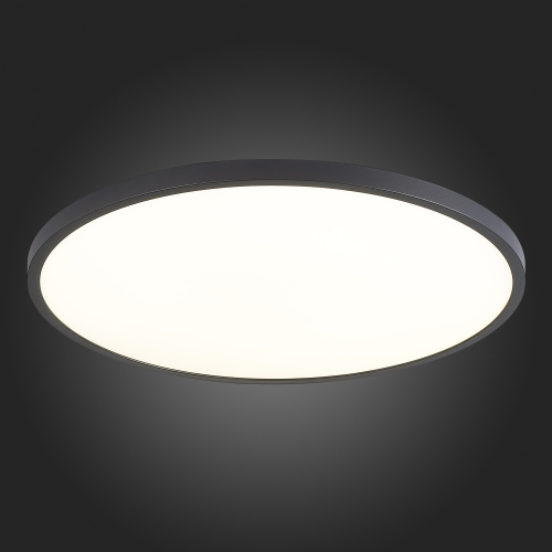 ST601.442.48 Светильник потолочный Черный LED 1*48W 4000K 4 320Lm Ra>90 120° IP20 D600xH27 185-265V Накладные светильники фото 6