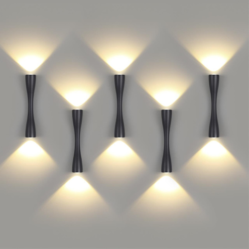 4291/10WL HIGHTECH ODL22 437 черный/металл Настенный светильник IP20 LED 10W 453Лм 3000K ANIKA фото 3 4291/10WL HIGHTECH ODL22 437 черный/металл Настенный светильник IP20 LED 10W 453Лм 3000K ANIKA фото 3
