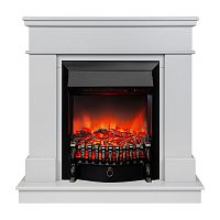 Электрокамин RealFlame Selena STD GR платиновый с очагом Fobos Lux Black RC