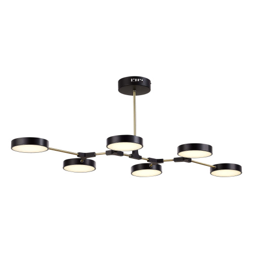 SLE6004-402-06 Светильник потолочный Черный, Латунь/Черный LED 6*10W MONTA фото 7