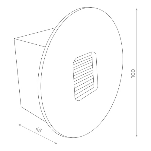 SL9501.401.01 Светильник уличный настенный ST-Luce Черный LED 1*1W 4000K VISANO фото 2
