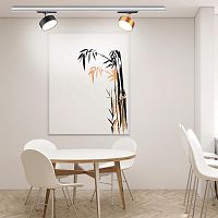 358757 PORT NT21 215 матовое золото Светильник трековый однофазный трехжильный IP20 LED 24W 4000K 2100Лм 100-265V PROMETA