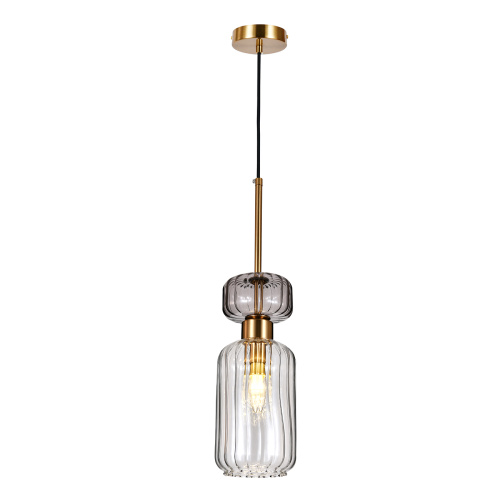 Подвесной светильник Escada 1141/1S E14*60W Antique copper/Smoke/Clear Подвесной светильник Escada 1141/1S E14*60W Antique copper/Smoke/Clear