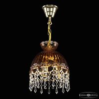 Подвесной светильник с хрустальными плафонами 5478/22 G Amber/M-1G Drops Bohemia Ivele Crystal (Богемия Ивеле Кристалл)