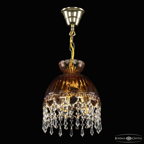 Подвесной светильник с хрустальными плафонами 5478/22 G Amber/M-1G Drops Bohemia Ivele Crystal (Богемия Ивеле Кристалл) Подвесной светильник с хрустальными плафонами 5478/22 G Amber/M-1G Drops Bohemia Ivele Crystal (Богемия Ивеле Кристалл)