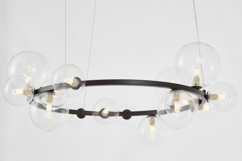 Подвесной светильник Lumina Deco LDP 7033-15 BK+CL фото 4 Подвесной светильник Lumina Deco LDP 7033-15 BK+CL фото 4