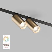 DK8012-BG Акцентный светильник SMART SPOT DOUBLE 2x9W DIM 3000K-6000K, матовое золото с черным