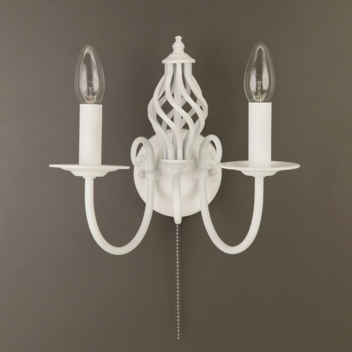 Citilux Ровена CL427320 Бра с абажурами с выключателем Белое фото 8 Citilux Ровена CL427320 Бра с абажурами с выключателем Белое фото 8