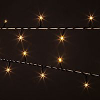 Новогодняя гирлянда нить теплый белый 5м IP20 400-001 теплый белый