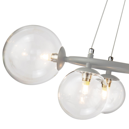 Люстра Wendt 9 grey/clear фото 2 Люстра Wendt 9 grey/clear фото 2