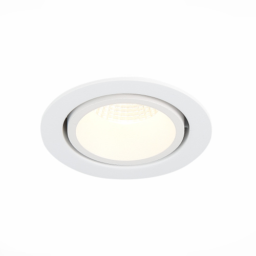 ST705.538.10 Св-к встр. Белый LED 1*10W 3000K 750Lm Ra>90 38° IP20 D102xH85 170-240V Встраиваемые светильники фото 3