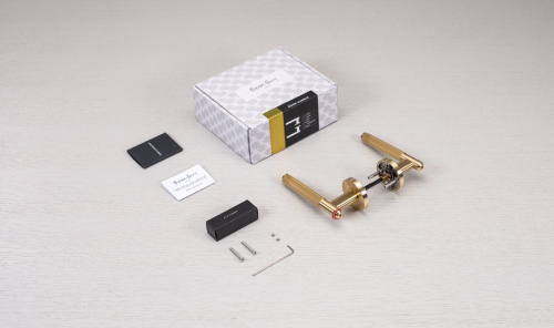 Дверная ручка Linear Black Welders set of 2 фото 5