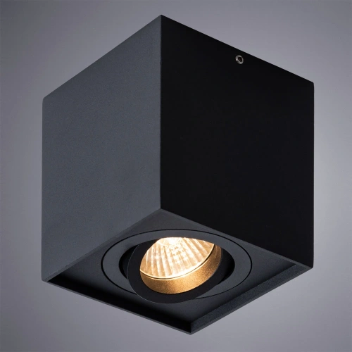 Точечный накладной светильник Arte Lamp FACTOR A5544PL-1BK фото 2