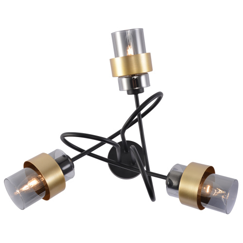 Потолочный светильник Escada 1139/3P E14*40W Black/Gold фото 4 Потолочный светильник Escada 1139/3P E14*40W Black/Gold фото 4