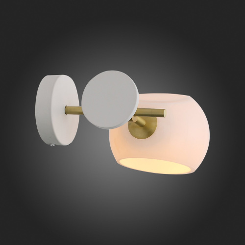 SL434.501.01 Бра ST-Luce Белый/Белый E14 1*40W CALMARE фото 2 SL434.501.01 Бра ST-Luce Белый/Белый E14 1*40W CALMARE фото 2