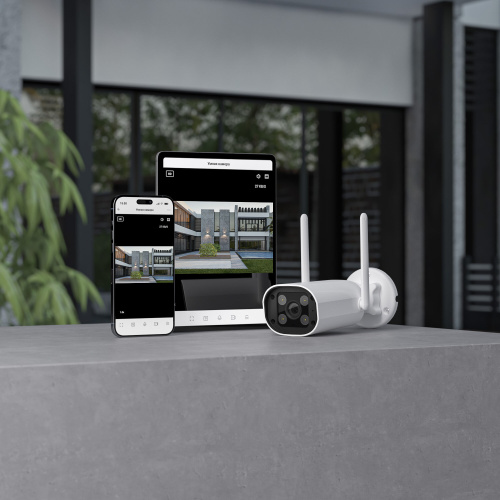 Умная видеокамера белая IP65 76500/01 фото 10