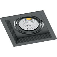 Светодиодный светильник Feron AL201 карданный 1x12W 4000K 35 градусов ,черный