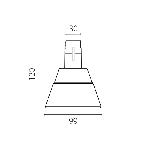 210947 Светильник 48V (D99) DUE HERMES 6W 645LM 50G ЧЕРНЫЙ 4000K фото 12