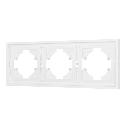 Рамка пластиковая FRM-TENDO-PL-3-WH Arlight 053843 Рамка пластиковая FRM-TENDO-PL-3-WH Arlight 053843