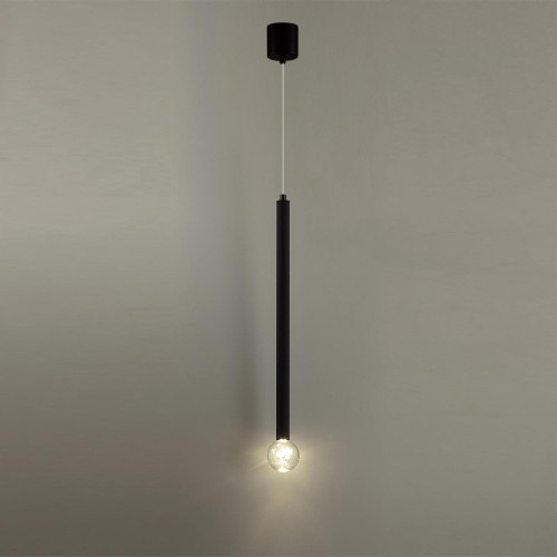 4373/3LA HIGHTECH ODL26 279 Подвесной светильник черный/хрустальн. стекло/металл IP20 LED 3W 400Лм 3000K 220-240V FIANO фото 4 4373/3LA HIGHTECH ODL26 279 Подвесной светильник черный/хрустальн. стекло/металл IP20 LED 3W 400Лм 3000K 220-240V FIANO фото 4