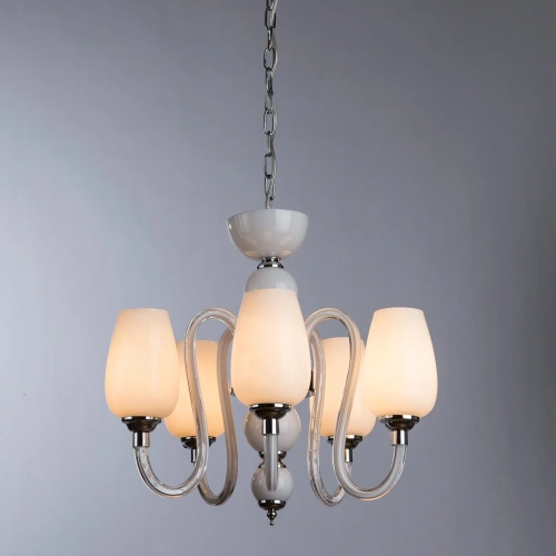 Подвесная люстра Arte Lamp LAVINIA A1404LM-5WH фото 2 Подвесная люстра Arte Lamp LAVINIA A1404LM-5WH фото 2