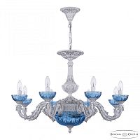Люстра хрустальная AL79101P/8/250 WMN P Aquamarine/M-1G Bohemia Ivele Crystal (Богемия Ивеле Кристалл)