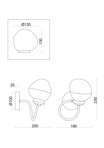 Настенный светильник (бра) Freya FR8017WL-01MG фото 11