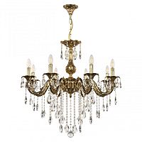Люстра с хрустальными подвесками AL79101/8/250 B GB Bohemia Ivele Crystal (Богемия Ивеле Кристалл)